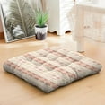 thumbnail image 6 of Dutch Velvet Meditation Floor Pillow 22 Inch, Boho Square Cushion for Yoga, Reading, and Lounging, 6 of 7