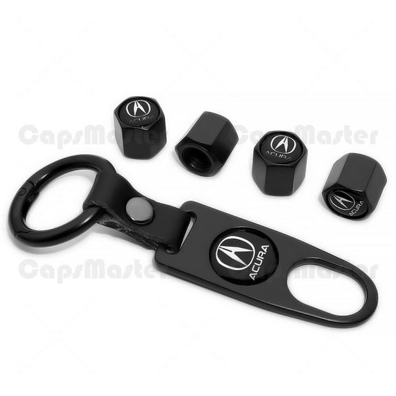 Car Wheels Tire Valve Dust Stem Air Cap Cover Keychain Ring Fit AA Sport Gift
