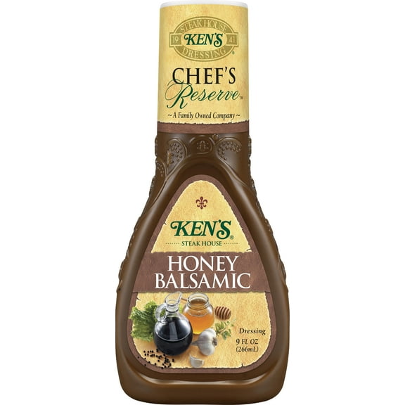 Ken's Steakhouse Chef's Reserve Honey Balsamic Salad Dressing, 9 fl. oz.