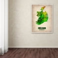 thumbnail image 3 of Trademark Fine Art "Ireland Watercolor Map" Canvas Art by Naxart, 3 of 3