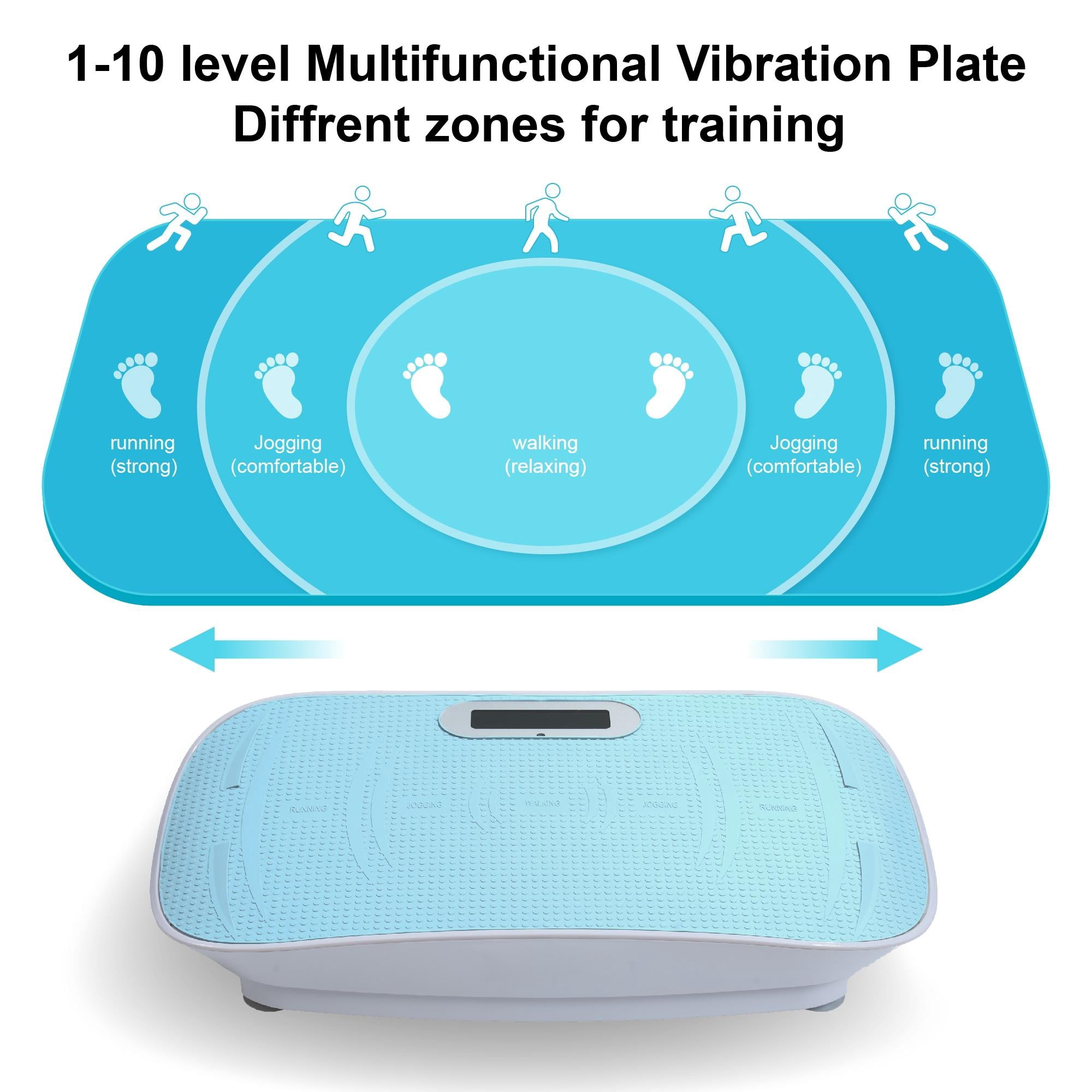 Full Body Vibration Platform Fitness Machine, 10 Frequency Levels for Weight Loss & Fat Burning, Home Massage Shaking Trainer （Multiple Choice）