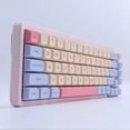 thumbnail image 6 of Sunzit PBT Keycaps,XDA Profile 132 Keys Set Dye Sublimation Keycaps Marshmallow Theme Keycap ANSI Layout Compatible MX Switches Mechanical Keyboard, 6 of 8