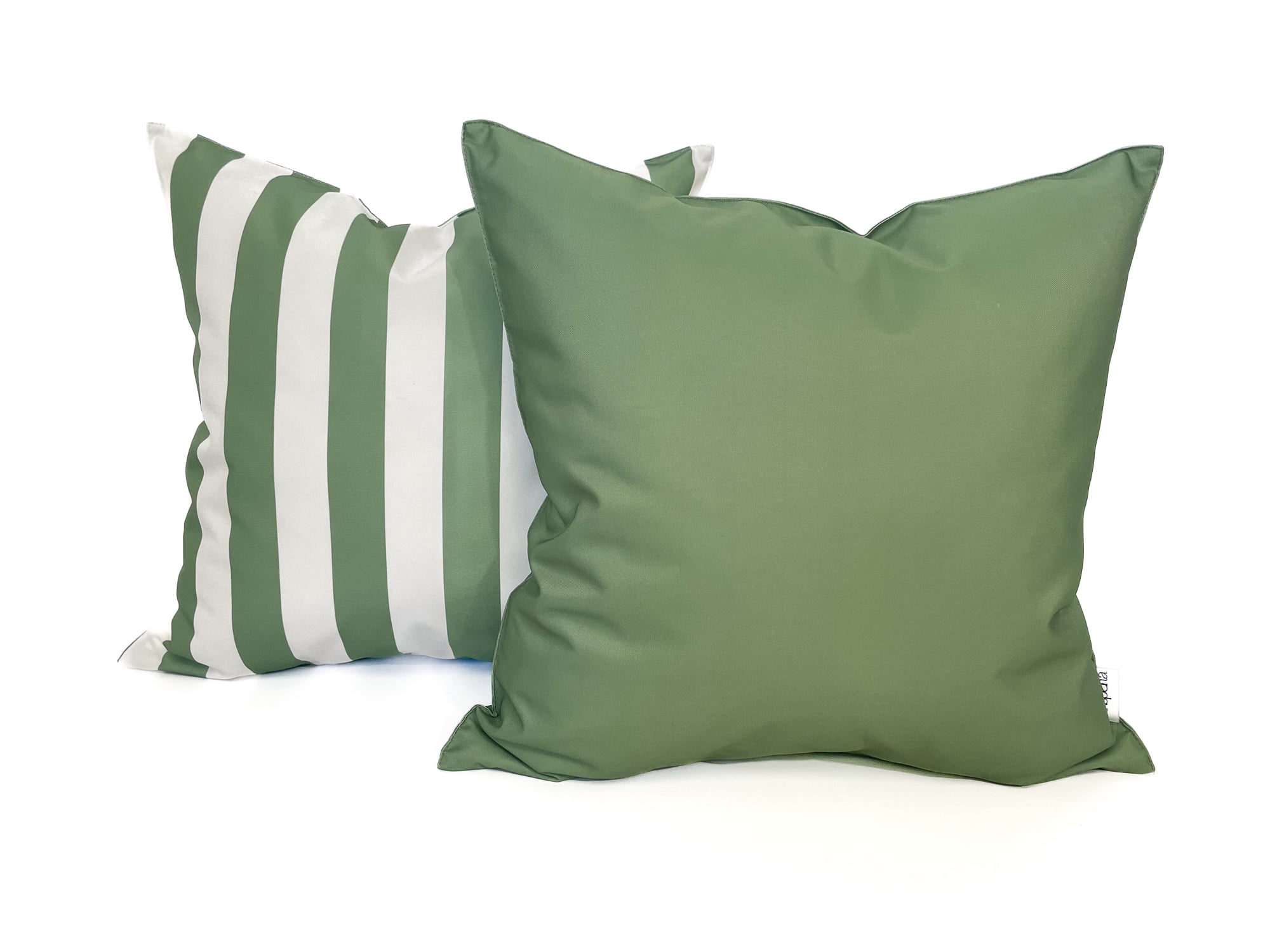 Ensperta Pack of 2 Outdoor Waterproof Throw Pillow Cover