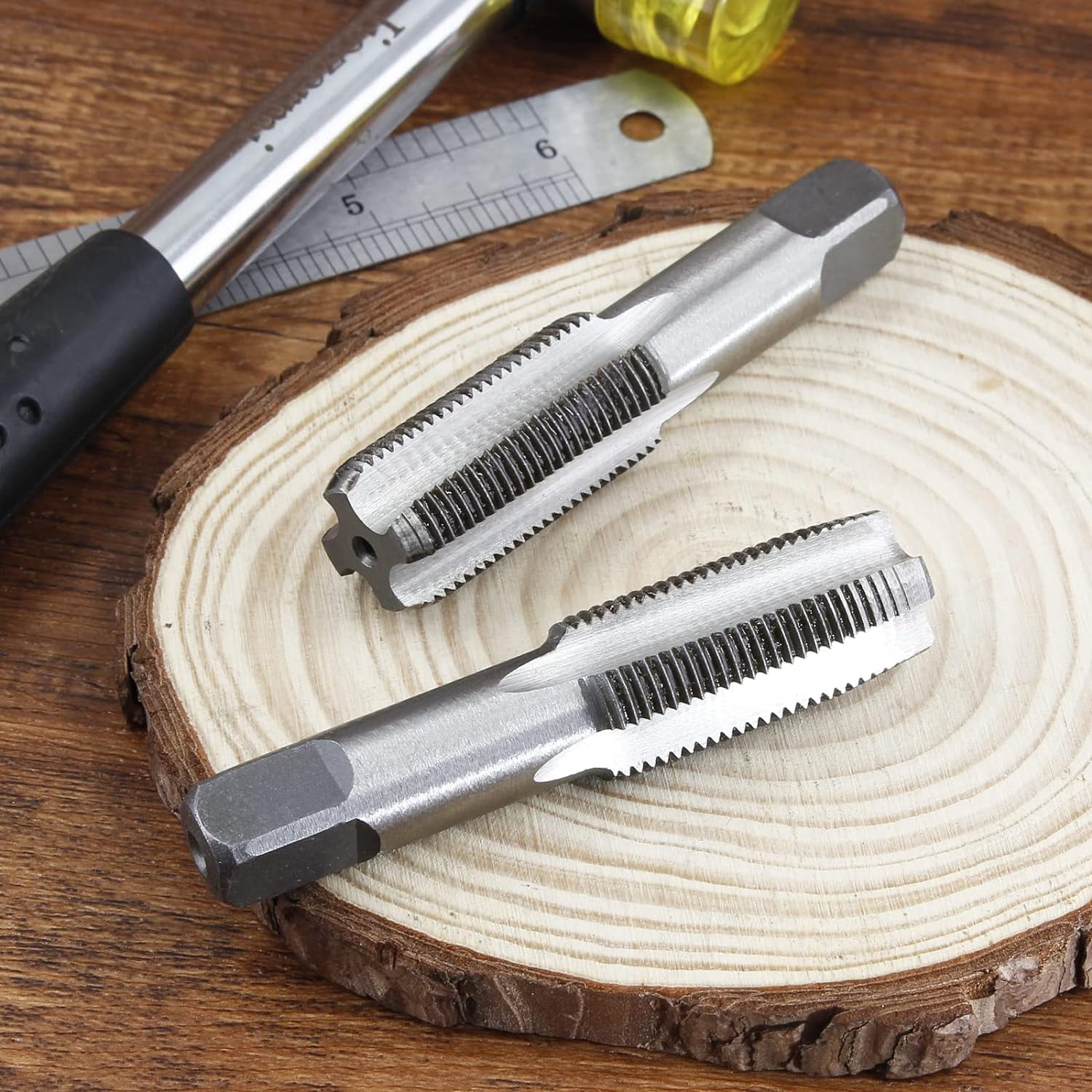 2pcs M18x1.5 Tap, M18 Metric Thread Tap Right Hand Thread 2pcs M18x1.5 Tap, M18 Metric Thread Tap Right Hand Thread