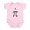 Petal Pink, variant on CafePress - Pi A La Mode Infant Bodysuit - Baby Light Bodysuit, Size Newborn - 24 Months