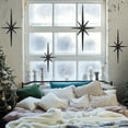 thumbnail image 4 of Dserhfy 4Pcs Metal Starburst Wall Decoration Retro Mini Mid-Century Starburst Wall Art Sculpture Home Bedroom Living Room Bathroom Wall Decorative Sign, 4 of 8