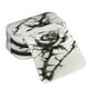 thumbnail image 4 of Disketp Black And White Rose Estuche de Lápices de Doble Capa con Tapa Abatible y Cremallera, Organizador Escolar para Adolescentes y Adultos, 4 of 7