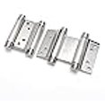 thumbnail image 3 of Ranbo 5 Inch Double Action Spring Hinges 304 Stainless Steel Self Closing Two Way Acting Hinges for Exterior Cafe Saloon Pub Swinging Doors, Including Pins and Screws, 1 Pair, Brushed, 3 of 4