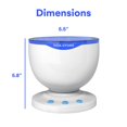 thumbnail image 3 of Calming Autism Sensory LED Light Projector Toy Relax Blue Night Music Projection, 3 of 5