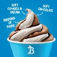 thumbnail image 3 of Blue Bunny Soft Chocolate Cookies and Cream Swirl Iced Frozen Dessert, 16 fl oz Pint, 3 of 13