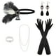 thumbnail image 1 of Set de accesorios PLULON Flapper Great Gatsby de los años 20, 8 piezas, 1 of 6