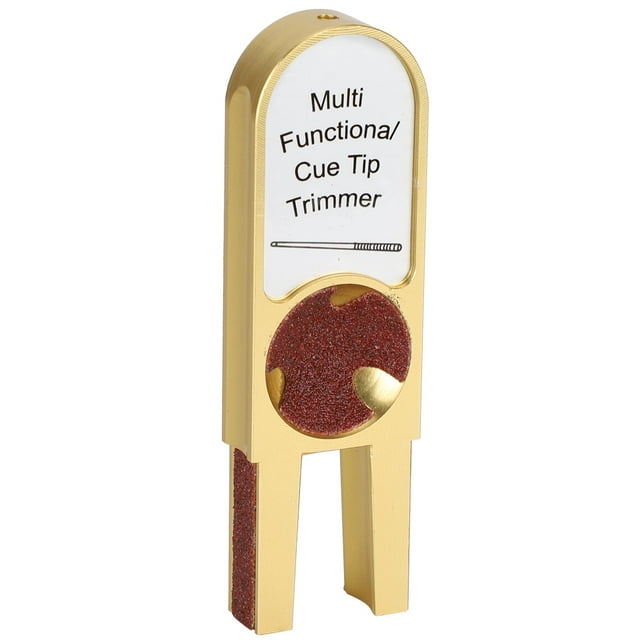 Billard billard Cue Tip Billards Billard Cue Tip Shaper Billard Cue Tip Brunisher Billard Outil de Réparation Billard Fournitures Alliage d'Aluminium Multifonction Or U Forme