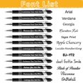thumbnail image 4 of Amlion Custom Pens Personalized Bulk, Customized Ballpoint Pens with Stylus Name Message Logo Engraved, Gift for Christmas, Wedding, Business, Graduation-12,24,48,96 PCS, Black Ink, 4 of 4