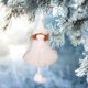 thumbnail image 1 of Christmas Decoration Hanging Piece Mesh Skirt Dance Hanging Decoration Girl Christmas Pendant, 1 of 5