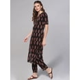 thumbnail image 4 of Idalia Black Printed Kurta Set, 4 of 5