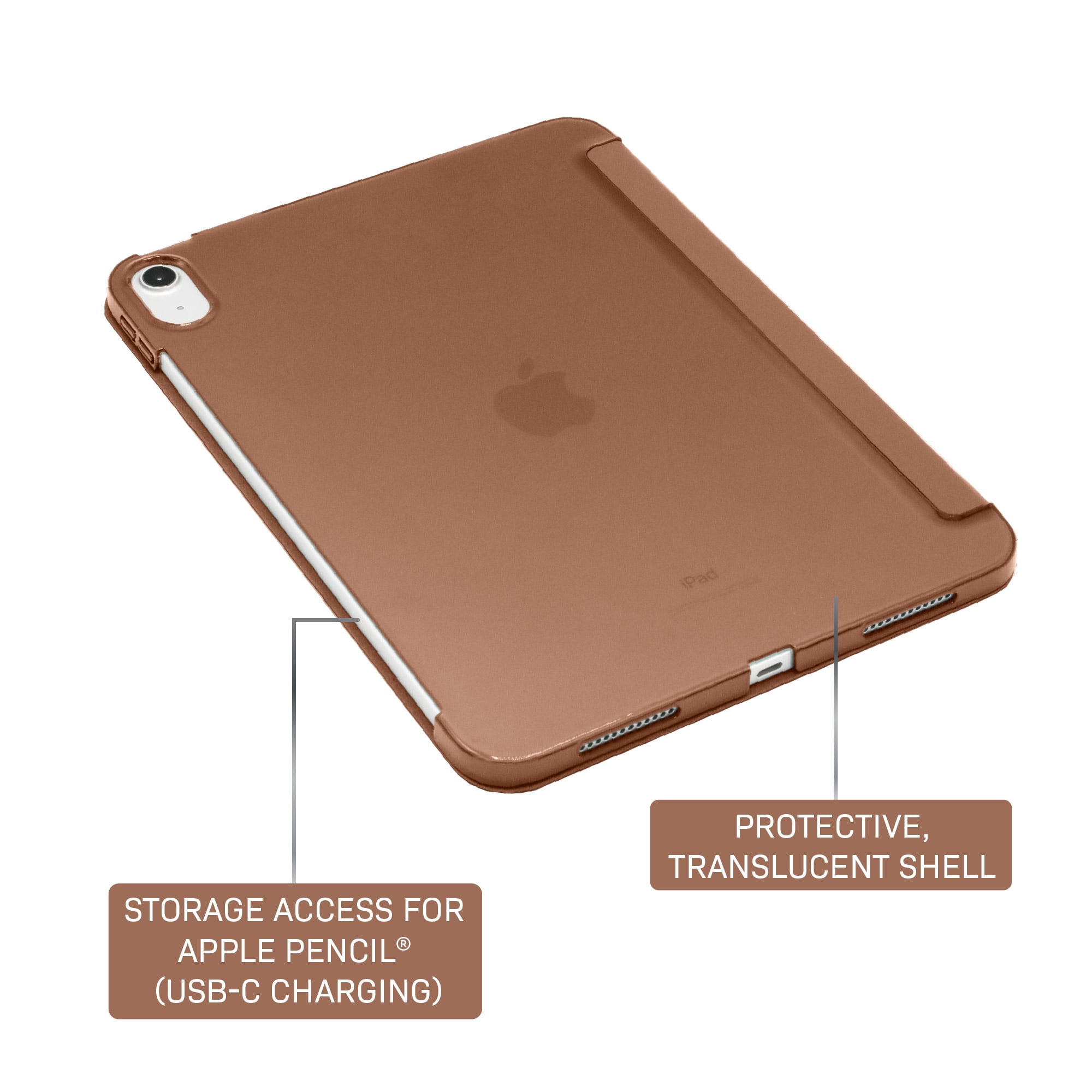 Body Glove Tablet Folio Case for iPad (A16) / iPad (10th generation) - Mocha