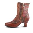 thumbnail image 4 of Spring Step L'Artiste Bewitch-Floral Ankle Boots – Hand-Painted Comfort, 4 of 5