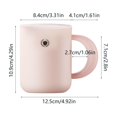 thumbnail image 3 of SLYNSHome Bathroom Tumbler Cup 450ml,Household Plastic Toothbrush and Mouthwash Storage Holder,Pink Portable Daily Rinsing Cup for Bathroom Vanity Sink, 3 of 6