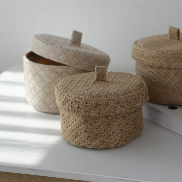 Bangus Small Basket, Small Storage Basket, Small Rope Basket, Small Woven Basket For Key Basket, Kitchen Basket, Remote Basket Other 16*12cm