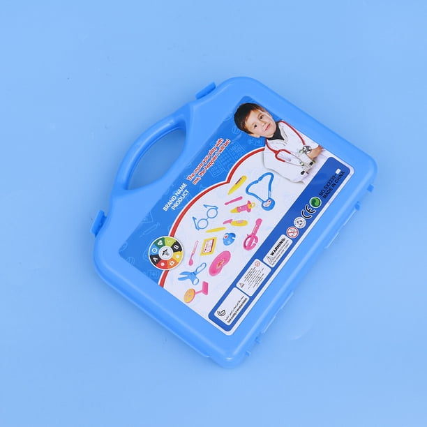 Malette Docteur Enfant, 15PCS Étui de Transport Docteur Accessoires avec Stéthoscope, Thermomètre, Jouets de Jeu de Rôle de Docteur Cadeau de Jeu de Fête pour Garçons Filles 3 Ans (Rose