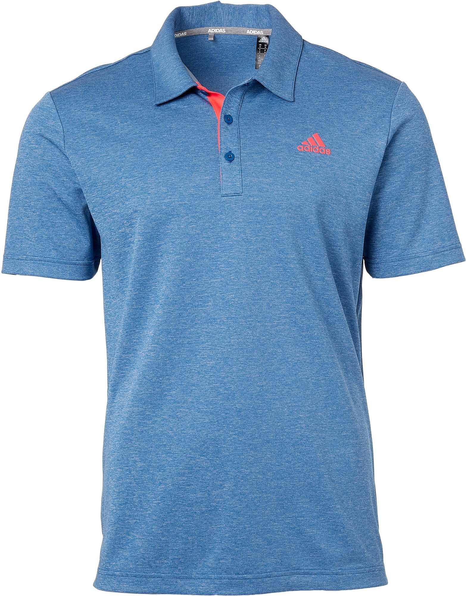 adidas men's drive novelty heather golf polo