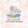 thumbnail image 4 of Inktastic My Titi Love Me to the Moon and Back Boys or Girls Baby Bodysuit, 4 of 5
