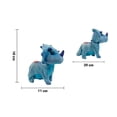 thumbnail image 3 of Dinosaurio De Peluche Triceraptors Azul Con Movimiento Y Sonido Importadora La Merced Tela de Felpa, 3 of 4