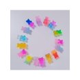 thumbnail image 4 of 16pcs/set Super Cute Gradient Jelly Bear Party & Birthday Hole Shoes Decoration For Kids Girls' Sandals, 4 of 5