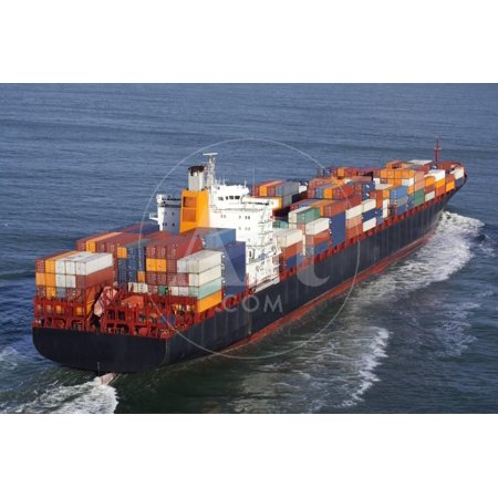 Container Ship Print Wall Art By Rafael Ramirez Lee