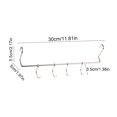 thumbnail image 3 of Outdoor Camping Table Side Hangers Hooks Camping Accessories Portable Desktop Storage Rack With Hooks Stainless Steel Shelves Hangers, 3 of 7