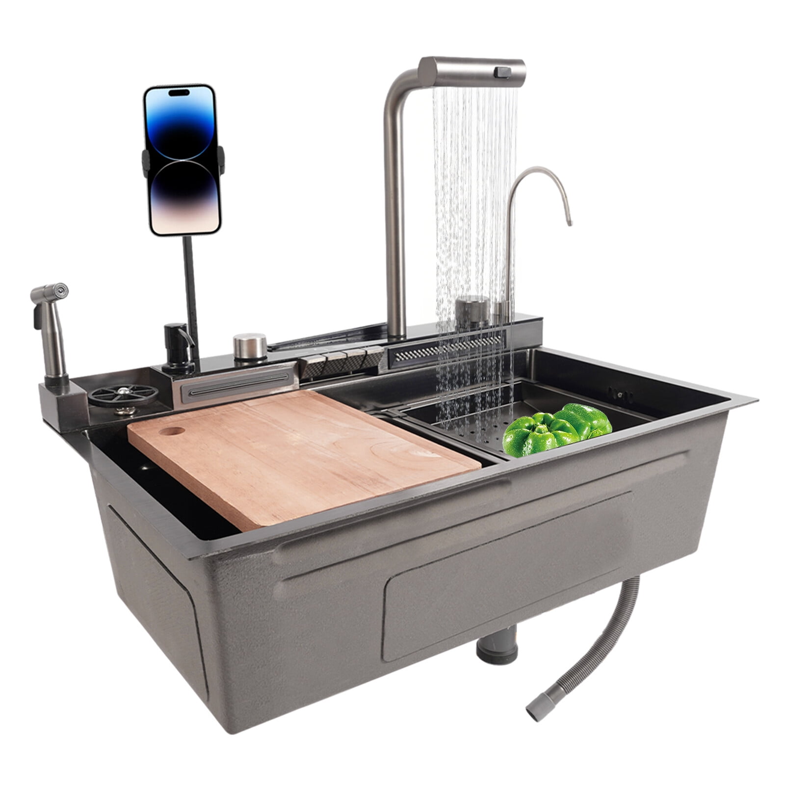 Whitehaus Noah's Collection Mirrored Stainless Steel Drop-In