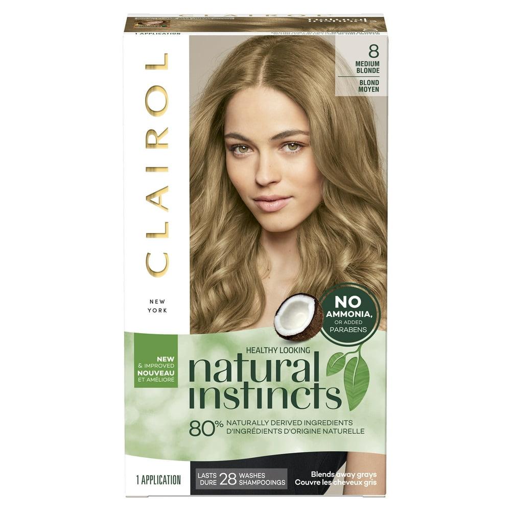 Clairol Natural Instincts DemiPermanent Hair Color Crème 8 Medium