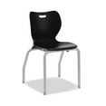 thumbnail image 3 of HON HSS4L-18B.E.ON.PLAT 19.5 in. x 19.63 in. x 31 in. SmartLink Four-Leg Chair - Onyx Seat/Base (4/Carton), 3 of 8