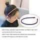 thumbnail image 2 of Minnieouse Accesorios para el cabello para niños, varios colores, moda, ala fina, brillante, herramienta de estilismo para niñas, vestido, regalo, Accesorio para el cabello Azul real Minnieouse AP011313-07B, 2 of 6
