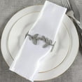 thumbnail image 3 of Rond de Serviette Plat Vintage en Argent, Set de 4, 3 of 4