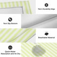 thumbnail image 6 of Yellow White Stripe Outdoor Rug for Patio/Deck/Porch, Non-Slip Large Area Rug 6 x 9 Ft, Modern Minimalist Geometric Striped Indoor Outdoor Rugs Washable Area Rugs, Camping Rug Carpet Runner, 6 of 8
