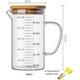 thumbnail image 5 of Jarra medidora de vidrio, Kitchen Lab, transparente, fácil de leer, apta para microondas, cocina con precisión, mango ergonómico, 500 ml, 5 of 5