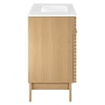 thumbnail image 4 of Modway Render 36" MDF and Particleboard Bathroom Vanity in Oak/White, 4 of 8