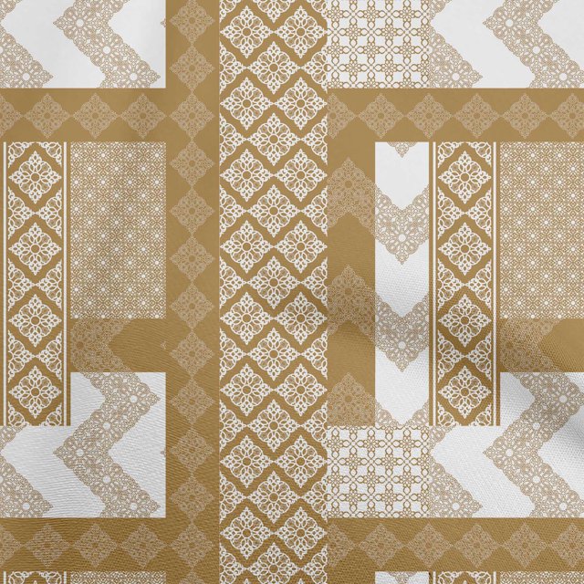 oneOone Velvet Light Brown Fabric Block Fabric For Sewing Printed Craft Fabric By The Yard 58 Inch Wide
