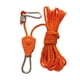 thumbnail image 2 of Colgador de Cuerda de trinquete Cola con mosquetón para toldo de jardinería 5m Naranja, 2 of 8