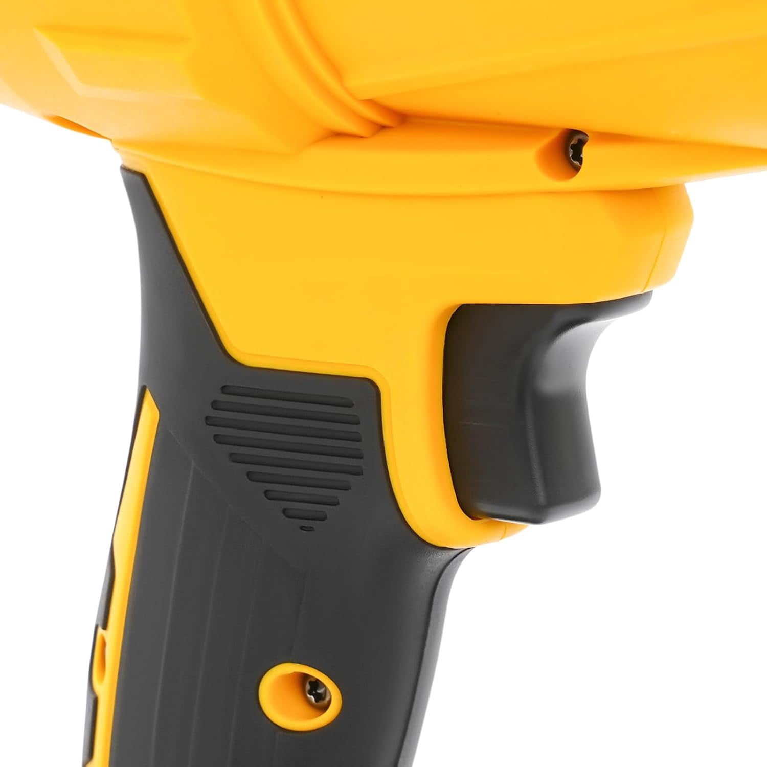 Handheld Electric Cordless Leaf Blower, 21000RPM Leaf Blower with 540G Wind Pressure & 450W Power, Handheld Blowers with 2 Battery & 1 Charger, for Blow Leaves & Dust (Yellow)