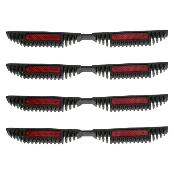 4pcs Reflective Car Door Guard Protector Plastic Edge Guards Bumper Guard Anti Scratch Door Corner Protection for Vehicles