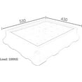 thumbnail image 2 of GXCZ Spill Platform, Spill Containment Platform, Stackable Modular Anti Spill Pallets, Leakproof Warehouses Factory Industrial Plastic Pallet, Large Capacity Tray, Stack Paint Bucket ( Size : 32.52x12.99in, 2 of 6
