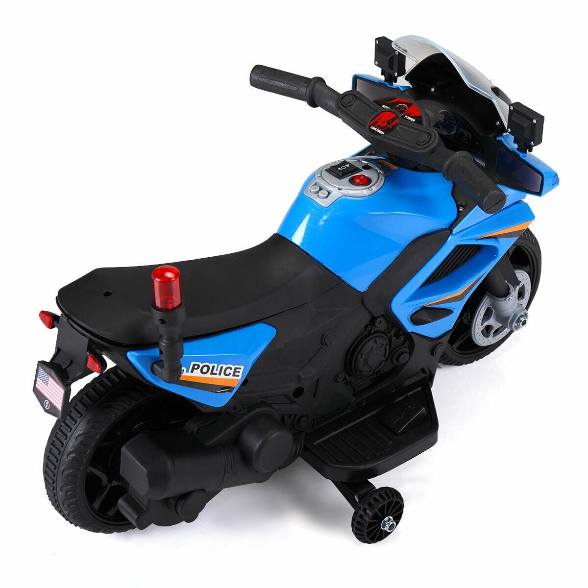 Kepooman 6V Electric Ride On Motorcycle for Kids, Battery Powered Ride-on Toy for Boys Girls, 4 Wheels, Gifts, Blue Kepooman 6V Electric Ride On Motorcycle for Kids, Battery Powered Ride-on Toy for Boys Girls, 4 Wheels, Gifts, Blue