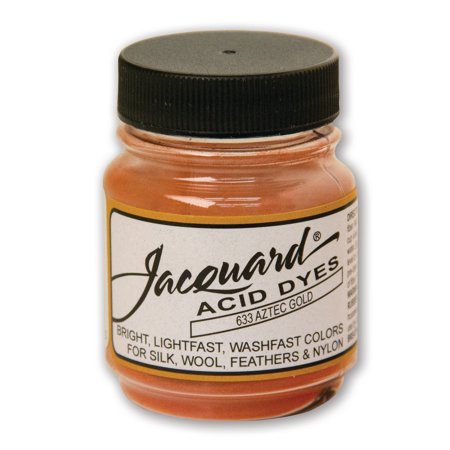 Jacquard Acid Dye, 1/2 oz., Aztec Gold (Best Black Dye For Clothes)