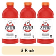 (3 pack) Gatorade Zero Sugar Thirst Quencher Fruit Punch 28 fl oz
