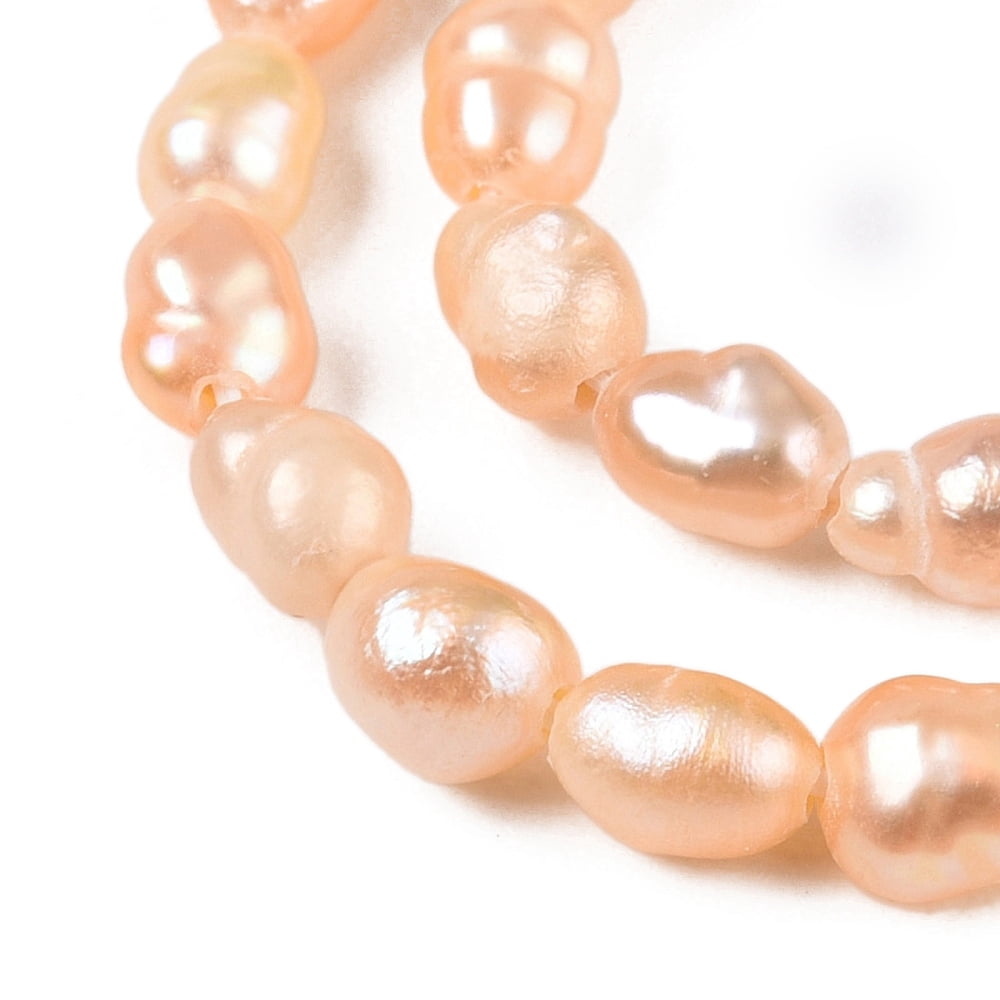 Natural Cultured Freshwater Pearl Beads Strands Rice Mixed color 2.5~4.5x1.5~2.5mm Hole: 0.5mm 79~81pcs/strand 13.78 inch(35cm)