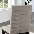 thumbnail image 5 of Furniture of America Monte Transitional Fabric Indoor Side Chairs, Gray (Set of 2), 5 of 7