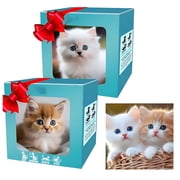 CYFW Robot Cat, My Realistic Robot Kitten, My Realistic Robot Pet, Electronic Interactive Stuffed Cat - Walking, Barking, Tail Wagging, Robot Cat for Kids
