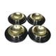 thumbnail image 2 of Juego de 4 casquillos de repuesto para ruedas, fabricados en metal y goma, robustos y profesionales, reductores de ruido, para proteger los pies de, 2 of 9